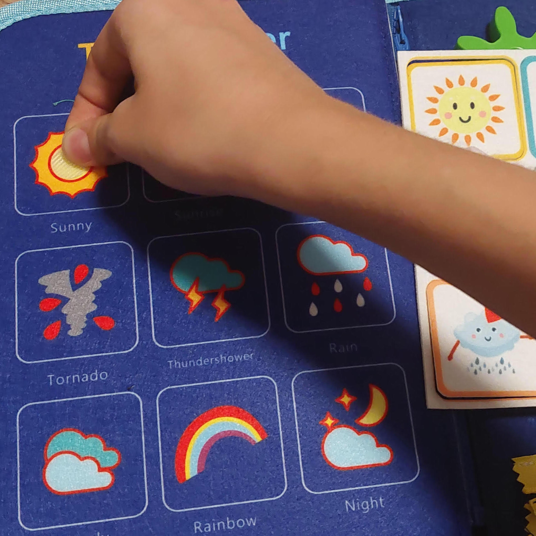 Sensory Tales - Libro in feltro sensoriale Montessori