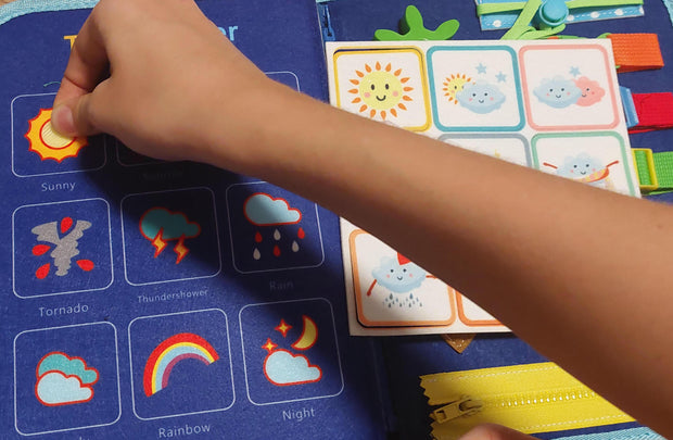 Sensory Tales - Libro in feltro sensoriale Montessori